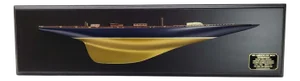 Half Model of the Yacht Endeavor, Gold