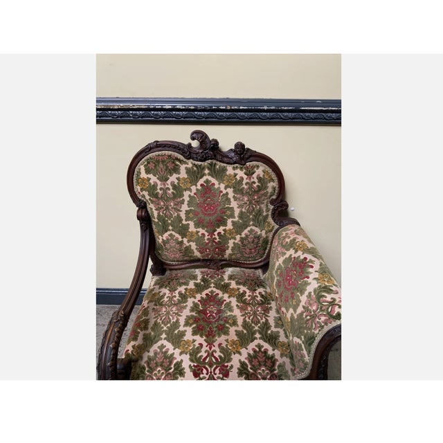Wood Antique Louis XV Armchair, 1890 For Sale - Image 7 of 13