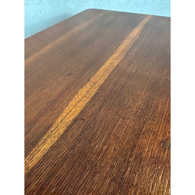 Art Deco Side Table in Oak, 1930s For Sale - Image 6 of 12