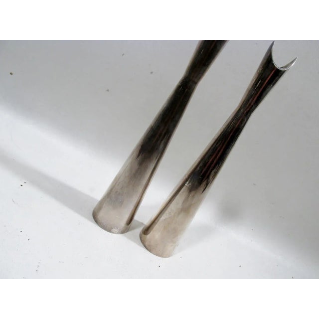 Mid-Century Modern 1950s Christofle France Cardinal Vases Lino Sabattini - a Pair For Sale - Image 3 of 6