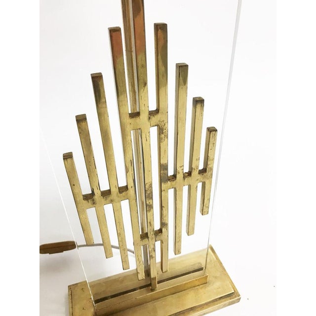 Vintage Bronze Table Lamp, 1960s For Sale - Image 6 of 12