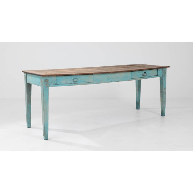 Early 20th Century French Wooden Dining Table For Sale - Image 11 of 18