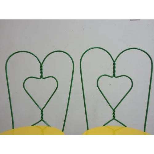 Metal Twisted Ice Cream Parlor Saloon Side Chairs - Set of 4 For Sale - Image 4 of 12