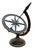 Classical Roman Vintage Cast Iron Armillary Sphere Sundial With Arrow Gnomon For Sale - Image 3 of 12