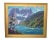 Cabin Silvio Silvestri, Listed Artist Minarets Mammoth Lake California Oil Painting Including the Antiqued Gold Wood Frame For Sale - Image 3 of 12