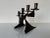 Vintage Handmade Brutalist Metal Sculptural Candle Holder For Sale In Miami - Image 6 of 11