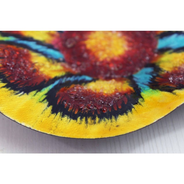 Blue Vintage Carmona Limoges Glass Cup, France, 1970s For Sale - Image 8 of 10