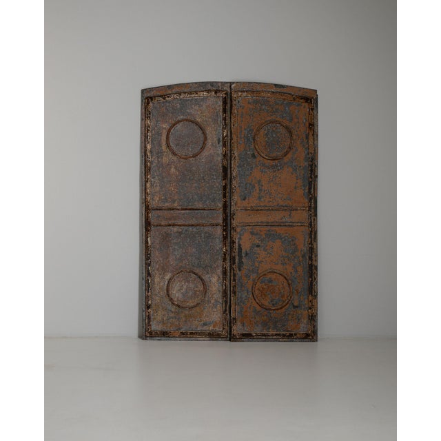 1900 - 1909 France Chocolate Iron Door For Sale - Image 11 of 15