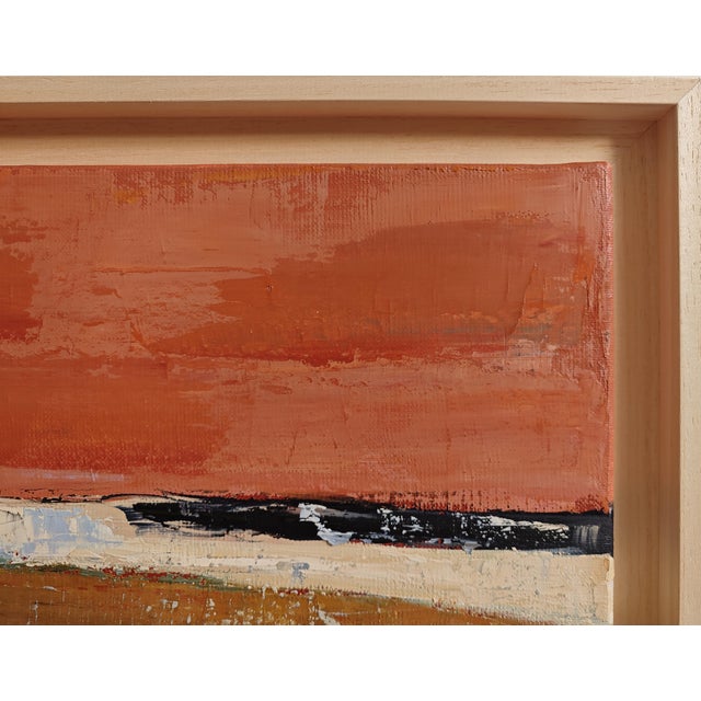Contemporary Lueur Fauve, Abstract Landscape, Contemporary, Framed by Sophie Dumont For Sale - Image 3 of 7