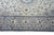 Blue Hand-Knotted Nain 9LA Oriental Rug with Silk in Cream & Blue For Sale - Image 8 of 12