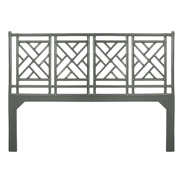 Chippendale Headboard California King - Evergreen For Sale