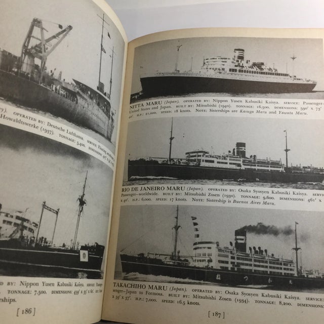 1940s 1944 Merchant Fleets a Survey of Merchant Navies Book For Sale - Image 5 of 13