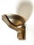 Metal Art Deco Sculptural Gilded Olympia Wall Light by Bernd Beisse, 1980s For Sale - Image 7 of 18