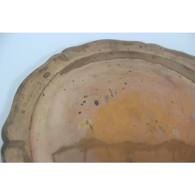 Vintage Copper Tray Arts and Crafts Style For Sale - Image 6 of 6