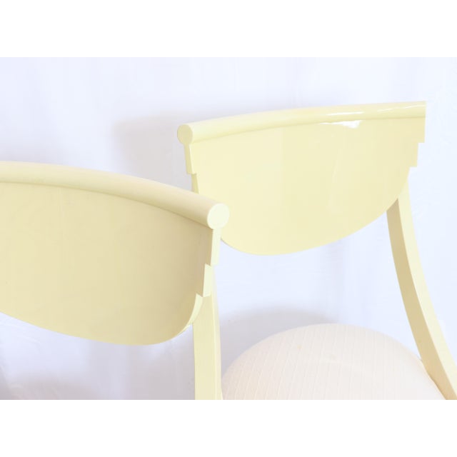 1980s Vintage 1980s Pietro Costantini for Ello Furniture Dining Side Chairs - A Pair For Sale - Image 5 of 15