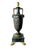 French Neoclassical Patinated Bronze and Marble Urn Vases, a Pair For Sale In Tampa - Image 6 of 16