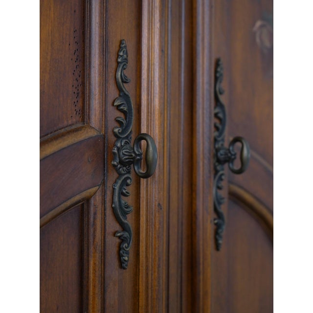 Ethan Allen Venetian Decorated Secretary Desk For Sale - Image 9 of 18