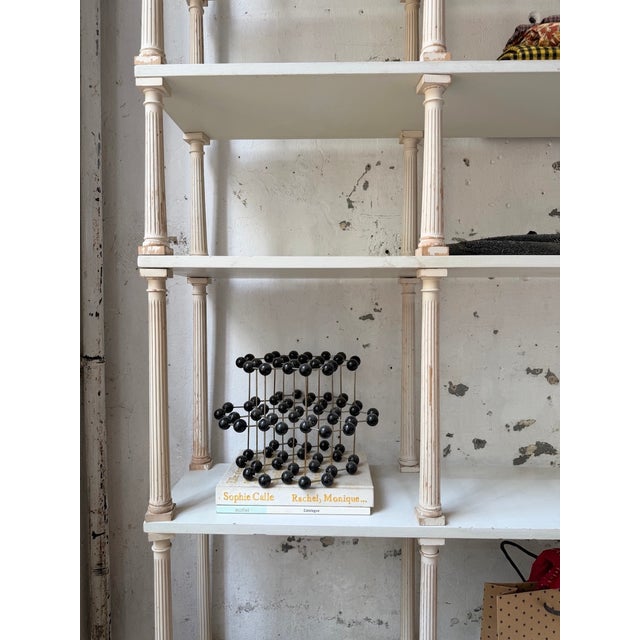 Napoleon White Patinated Bookcase, 1890s For Sale - Image 16 of 18