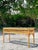 Wood Vintage Coastal Bamboo Console Table For Sale - Image 7 of 12