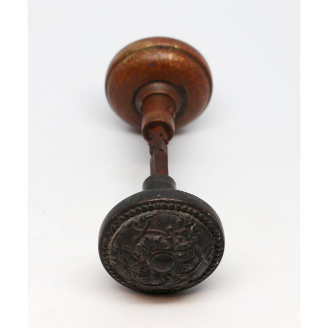 Pair of Bronze Sargent Bf Door Knobs For Sale - Image 4 of 4