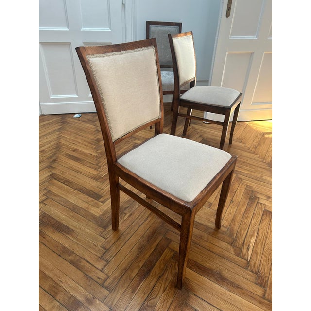 Vintage Polish Art Deco Dining Chairs, 1960s, Set of 8 For Sale - Image 6 of 13