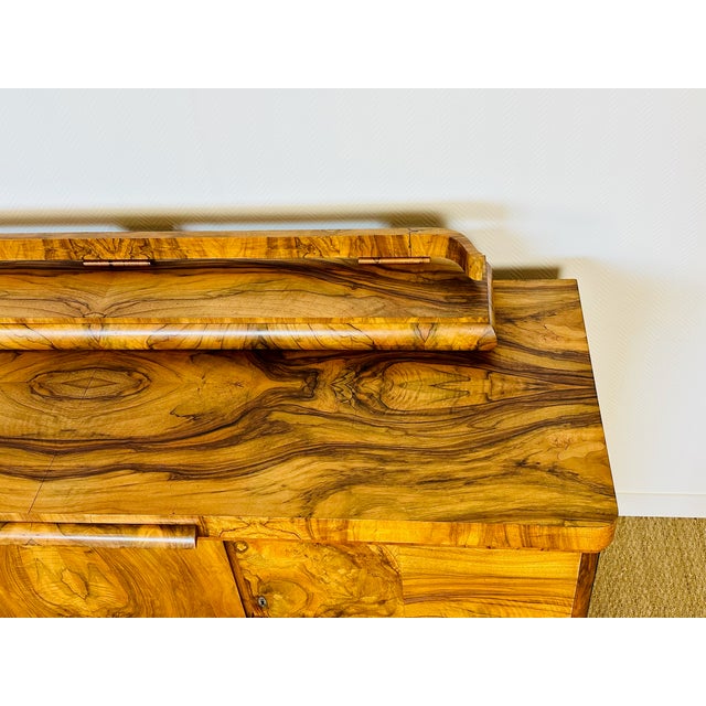 Art Deco Walnut Burl Sideboard by Jules Leleu, 1930 For Sale - Image 6 of 18
