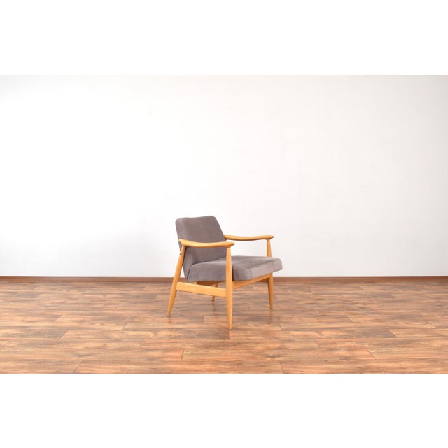 1960s Mid-Century Modern Polish Lounge Chairs by J. Kędziorek, 1960s, Set of 2 For Sale - Image 5 of 15