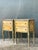 Vintage Distressed Hand-Painted Wood Nightstands For Sale - Image 16 of 16