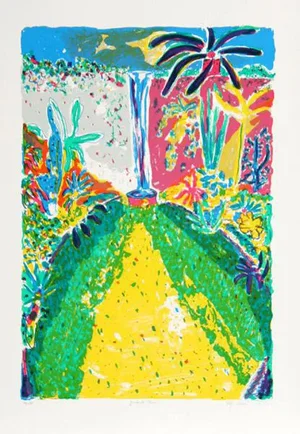 Olga Sheirr "Garden De Chine" Print