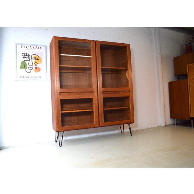 Black Danish Teak Display Cabinet from Kollund Möbler, 1970s For Sale - Image 8 of 9