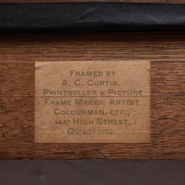 Wood Hart of Oak Horse Portrait Painting, C.1870 For Sale - Image 7 of 9