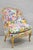 Vintage French Louis XV Country Provincial Floral Chintz Bergere Lounge Chair For Sale - Image 14 of 14
