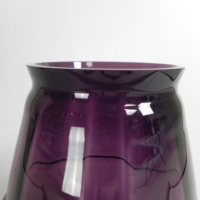Glass Art Deco Acorn Vase by Willem Jacob Rozendaal for Kristalunie Maastricht, 1931 For Sale - Image 7 of 9