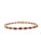 6.37 Cts Tennis Bracelet in 18k Yellow Gold Ruby Diamond by VRJewels For Sale In New York - Image 6 of 10