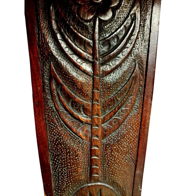 19 C Early Oak Candle Box - England For Sale - Image 4 of 5