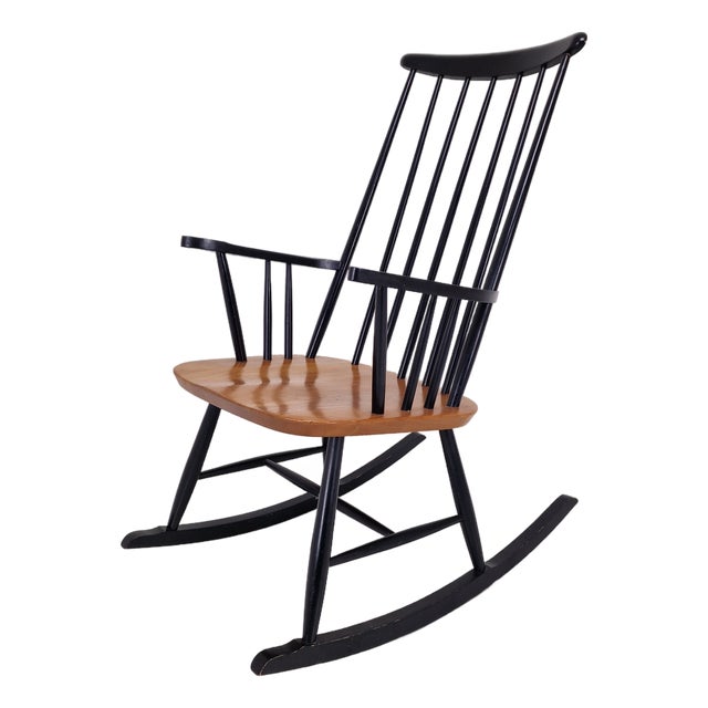 Rocking Chair by Ilmari Tapiovaara for Asko, Finland, 1960s For Sale