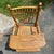 Tan Late 19th-Century Victorian Solid Oak "Ball & Stick" Highchair With Hand-Woven Cane Seat For Sale - Image 8 of 18