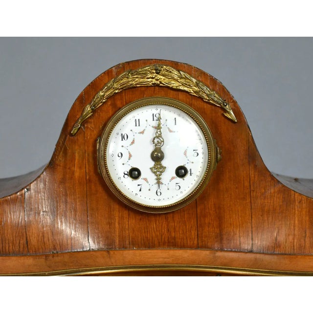 Brown An Elegant Louis XV Style Marquetry Roll Top Desk For Sale - Image 8 of 9