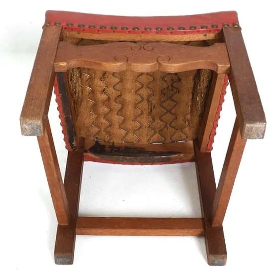 1950s Set 8 Danish Mid Century Old School Dining Chairs For Sale - Image 10 of 10