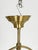 Blue Swedish Grace Pendant Light in Brass and Frosted Glass with Deer Motif, 1940 For Sale - Image 8 of 9