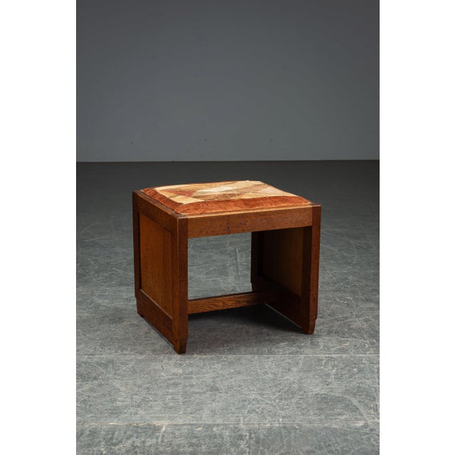 Vintage Art Deco Stool, 1930s For Sale - Image 12 of 12