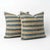 Mid-Century Modern Bohemian Turkish Kilim Rug Pillow Cover 16'' X 16'' - Set of Two For Sale - Image 3 of 4