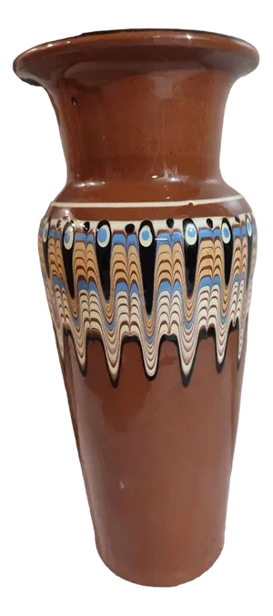 Vintage Bulgarian Ceramic Vase, 1970s
