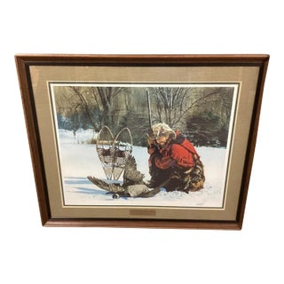 1970s Paul Calle Strays From the Flyway Signed Limited Edition Print, #67/950 – Framed For Sale