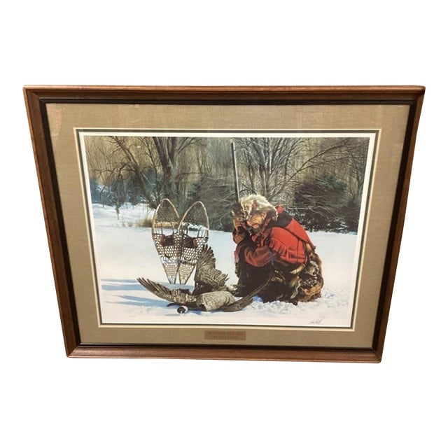 1970s Paul Calle Strays From the Flyway Signed Limited Edition Print, #67/950 – Framed For Sale