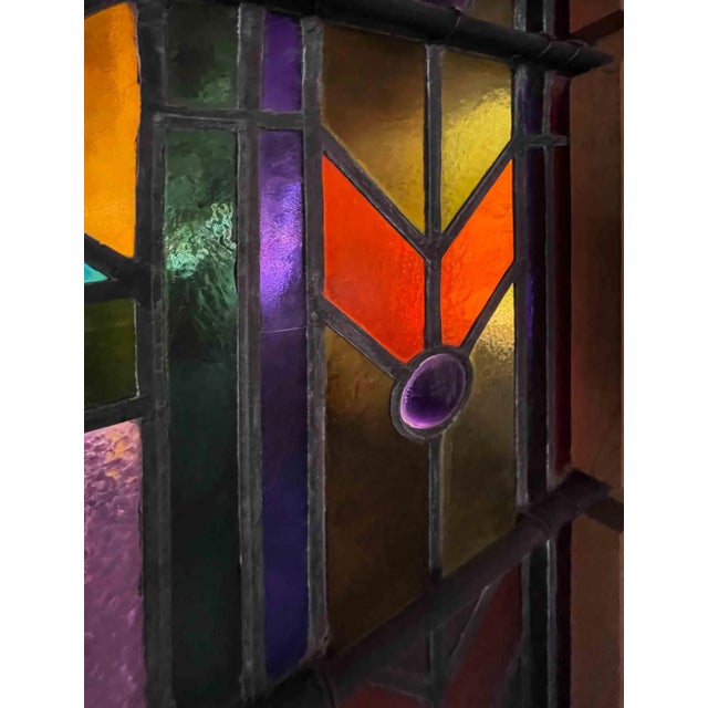 Stained Glass Window Antique 1885 For Sale In New York - Image 6 of 10