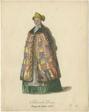 Lady from Silesia, 1805, Paper