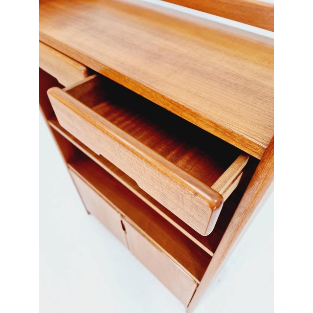 Vintage Danish Freestanding Bookshelf in Teak, Bornholm, 1970s For Sale - Image 9 of 18