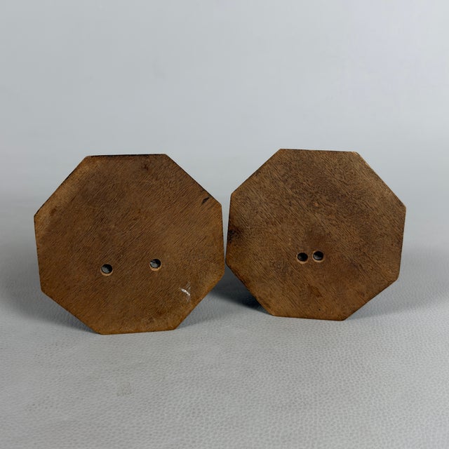 Bronze Statues of a Traffic Policeman and Policewoman on a Wooden Base, 20th Century, Set of 2 For Sale - Image 9 of 12