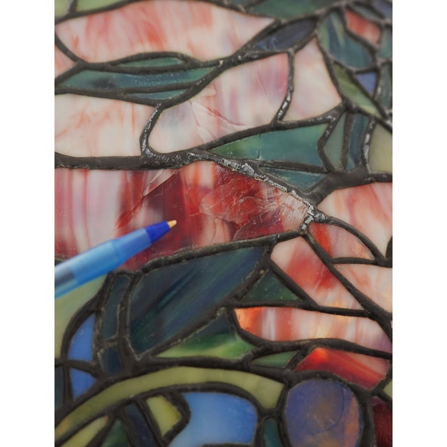 Louis Comfort Tiffany Style Oriental Poppy Floor Lamp For Sale In Philadelphia - Image 6 of 15